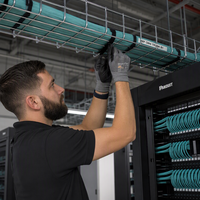 Cable Troncal de Fibra Óptica Multimodo OM4 de 48 Núcleos HEADWAY para Interiores/Exteriores, LSZH GB 31247 B1(d0t0a1), Retardante de Llama, Aéreo