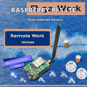 Scheda di Sviluppo Mcuzone <span class=keywords><strong>Raspberry</strong></span> <span class=keywords><strong>Pi</strong></span> 5 con Accesso Internet Gratuito, Modulo 4G LTE Qualcomm CAT4 (M4GUSB), Driver per Sistema Operativo Linux - Product Image 3