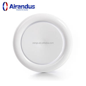 ZENGO SV Vanne d'alimentation en air métallique, filtres de plafond/mur extérieurs, vannes d'air à disque <span class=keywords><strong>pour</strong></span> ventilation, <span class=keywords><strong>grille</strong></span> de retour d'air réglable en plastique - Product Image 2