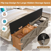 Modern 3-delige op maat gemaakte kleurige kingsize bedset met 2 nachtkastjes, hoofdbord en metalen accenten, milieuvriendelijk appartement slaapkamermeubilair