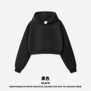 Dames Crop Essentials Hoodies Lange Broek 2 Delige Set Winter Herfst Workout Joggers Tweedelige Set Dames Kleding Joggingbroek Sets - Product Image 3