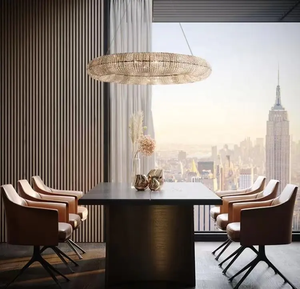 Loft phong cách Mỹ mộc mạc Vòng K9 Đèn Chùm Pha Lê cho khách sạn biệt thự sảnh chiếu sáng - Product Image 2