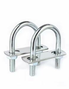 Juego <span class=keywords><strong>de</strong></span> Abrazaderas en Forma <span class=keywords><strong>de</strong></span> U con Tuerca y Deflector, Perno en Forma <span class=keywords><strong>de</strong></span> U Extendido, Hebilla, Abrazadera <span class=keywords><strong>para</strong></span> <span class=keywords><strong>Tubo</strong></span> Cuadrado - Product Image 3