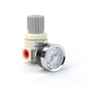 Regulador de Presión de Aire ZHOLO AR2000 con Manómetro 0.15-0.8MPa, Válvula Neumática - Product Image 1