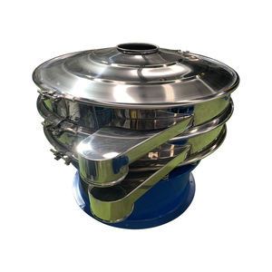 Fabrika doğrudan tedarik büyük kapasiteli büyük kum titreşimli ekran taşlama elek makinesi Motor sağlanan gıda işleme dairesel - Product Image 5