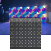 Panneau matriciel LED RVB or/blanc chaud 7x7 lumière matricielle DMX512 lumières d'événement de fête de DJ de scène de contrôle