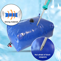 Bâche en pvc pliable flexible Portable récolte collecte réservoir d'eau stockage réservoir à vessie pour l'irrigation agricole