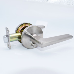 Cerradura <span class=keywords><strong>de</strong></span> Puerta <span class=keywords><strong>de</strong></span> Baño con Liberación Rápida, Función <span class=keywords><strong>de</strong></span> Privacidad, Operada con Llave, Aleación <span class=keywords><strong>de</strong></span> Zinc y Acero Inoxidable - Product Image 3
