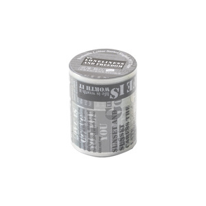 1 Rollo de Cinta Adhesiva Decorativa con Letras Románticas en Inglés, Pegatinas Reutilizables para Decoración de Diarios - Product Image 5