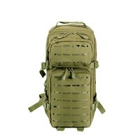 Sac à dos tactique unisexe imperméable à armature interne en polyester Oxford avec compartiment pour ordinateur portable pour camping et randonnée en extérieur