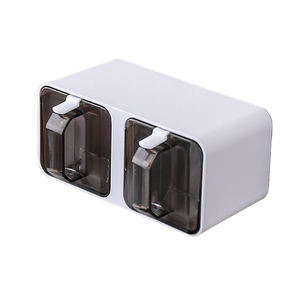 Kitchen Accessories 2/3 /4 Pack <strong>Plastic</strong> Spice Jar Sugar Bowl Salt Cellar Container Dustproof Wall-Mounted Seasoning Jar - Product Image 4