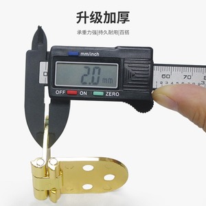 บานพับโลหะผสมสังกะสีแบบพลิกได้ บานพับประตูตู้เฟอร์นิเจอร์แบบติดพื้นผิวทรงครึ่งวงกลม ดีไซน์แบบดั้งเดิม ทนทาน - Product Image 4