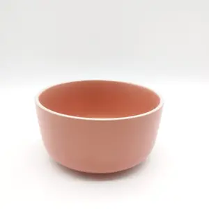 Nórdico venda quente atacado ceramicsevering tigela conjunto louça personalizada Coréia Japão criativo vidro rosa tigela