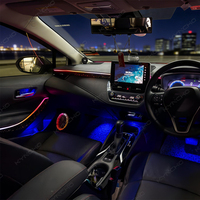 Kit d'éclairage ambiant LED pour voiture KYNCHO 64 couleurs pour Toyota Corolla 2019 2026, contrôle par application Bluetooth, éclairage intérieur automobile 12V