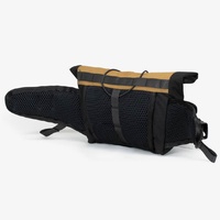 Sac banane tactique unisexe grand format en polyester imperméable avec fermeture éclair, ceinture réglable et porte-bouteille personnalisé