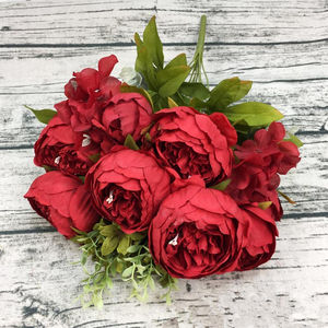 <span class=keywords><strong>Comprar</strong></span> en línea flores artificiales grandes flores de peonía decoración del hogar flor - Product Image 5