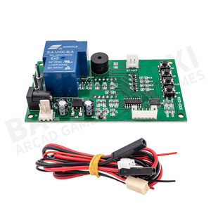 บอร์ดควบคุมตัวตั้งเวลา แผงวงจร PCB สำหรับคอนโซลเกม ตัวตั้งเวลาแบบสองระดับ พร้อมรีเลย์และปุ่มกด - Product Image 2