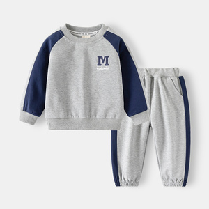 Nuovo Design Tuta per Bambino Completo in Cotone 2 Pezzi Abbigliamento Sportivo alla Moda per Ragazzi da 2 a 7 Anni - Product Image 2