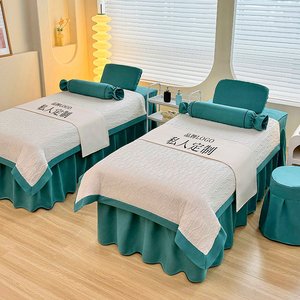 Copertura per Lettino da Massaggio in Garza a Bolle, Lusso Cinque Stelle per Hotel, Centri Benessere, SPA, Saloni di Bellezza, Personalizzazione LOGO - Product Image 2
