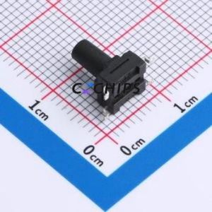 UK-B02123T-G9.5-160 Tactile Switch SMD Switch ( Operating Force: 1.6N )( Switch Length: 6.15mm )( Switch Width: 6.15mm ) - Product Image 2