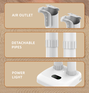 Sèche-chaussures portable JNUO à séchage rapide avec minuterie, certifié CE, 110-240V, ventilateur chauffant en plastique 36W, usage domestique - Product Image 4