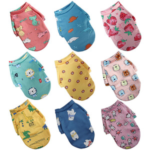 <span class=keywords><strong>Ropa</strong></span> personalizada para perro, suéter fino de terciopelo a la moda para mascotas con patrón Floral, primavera, otoño e invierno, <span class=keywords><strong>ropa</strong></span> para perro y gato - Product Image 1
