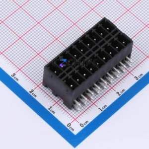 DB2ERHB-3.5-2*9P-BK Plug-in Terminal Block Bent Lead Through Hole,P=3.5mm Board-to-Board / Socket - Closed 2x9P 3.5mm Black - Product Image 1