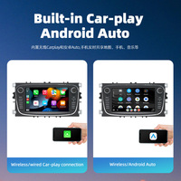 7 ''tableau de bord autoradio stéréo 2 + 32GB écran IPS Carplay Android Auto AI facture DSP GPS WIFI 2G BT lecteur CD haute résolution 1 an pour