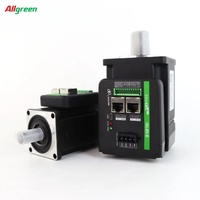 Motor Servo Integrado de Alto Torque de 48V 750W, 2.39Nm 3000rpm, Controlador Compacto Compatible con Múltiples Protocolos para Máquinas CNC