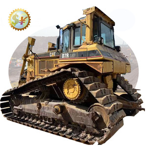 รถดันดินตีนตะขาบ Caterpillar D7R ของญี่ปุ่น ราคาถูก สีเดิมจากโรงงาน D7H D7R LGP D7G มือสอง สำหรับงานก่อสร้างถนน รถดันดินราคาประหยัด - Product Image 1