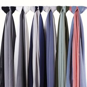 Pañuelo Hijab Musulmán de Chifón con Degradado de Color, Estilo Indonesio Malayo, con Arrugas - Product Image 2