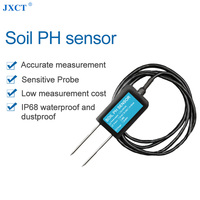 Equipo de prueba de suelo agrícola JXCT para jardín de invernadero Sensor de pH de suelo de alta precisión Sonda de sensor de suelo inteligente