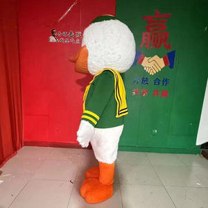 Kinqee personalizado <span class=keywords><strong>de</strong></span> alta calidad <span class=keywords><strong>de</strong></span> tamaño real humano que lleva dibujos animados Animal encantador Cosplay disfraz famoso pato mascota disfraz - Product Image 3