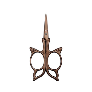 Retro <b>Style</b> Colored Titanium Embroidery Scissors Straight <b>Head</b> Stainless Steel Home Craft Supplies - Product Image 4