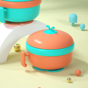 Bol isotherme pour bébé en acier inoxydable 316, multifonctionnel, avec ventouse, anti-chute, pour <span class=keywords><strong>repas</strong></span> et accessoires de table pour enfants - Product Image 5