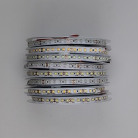 Bande LED 2835 de 10 m, 12 V, 120 LED/m, haute luminosité, 8 mm, flexible, pour cuisine, armoire, miroir, placard