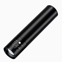 Lampe torche LED rouge 625nm zoomable 3 modes pour extérieur, détecteur de poche, batterie 1200mAh rechargeable par USB