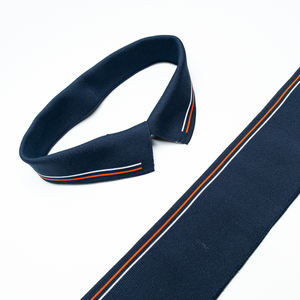 ODM alta calidad 100% algodón respetuoso con el medio ambiente a rayas <span class=keywords><strong>Rib</strong></span> Collar y puños para la moda de los hombres de negocios ropa - Product Image 3