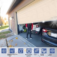 Bande de caoutchouc imperméable universelle Joint inférieur de porte de garage pour volet roulant Trous de revêtement de sol en époxy Protection contre le vent et la poussière