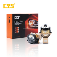 CYS Haute Puissance Laser Double LED Projecteur Lentille Nouveau 12V Direct Car Light Projector avec 6000K Température de Couleur