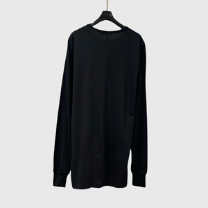 Haut à manches longues d'automne en <span class=keywords><strong>noir</strong></span> <span class=keywords><strong>et</strong></span> blanc ; T-shirt ample à manches longues de style urbain sombre. - Product Image 3