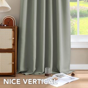 Rideaux occultants modernes de luxe 100% polyester, doux et isolants thermiquement pour chambre à coucher, salon, balcon - Rideaux personnalisables - Product Image 4