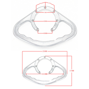 Poignée de maintien professionnelle haute résistance CNC pour réservoir de carburant, pour moto Honda <span class=keywords><strong>CBR600RR</strong></span> CB1000R CB1300, barre d'accoudoir passager - Product Image 6