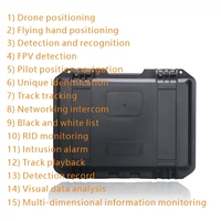 Nouvelle arrivée Drone portable avec une portée de 2 à 3km Positionnement des données visuelles 100M-6GHz Détection FPV Pilote Positionnement Track WiFi Finders