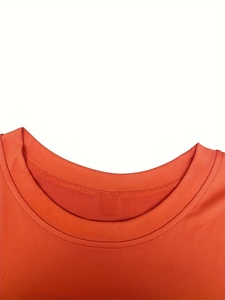 Maglietta da donna a manica corta a girocollo da donna con stampa Sexy scritta Casual di moda - Product Image 3