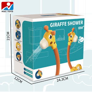 Pomme de douche girafe à angle réglable à 360 degrés, <span class=keywords><strong>jouet</strong></span> de douche à circulation d'eau pour enfants, jeu d'eau pour salle de bain - Product Image 6