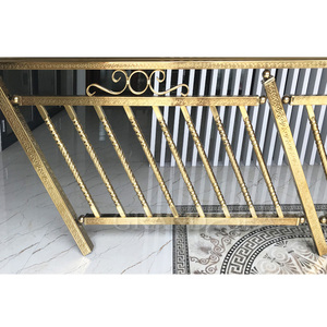 Pasamanos de escalera de latón dorado, balaustrada Ornamental, de lujo - Product Image 5