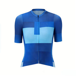 Maillot de cyclisme professionnel personnalisé avec logo imprimé, respirant et anti-humidité, coupe course estivale pour événements, sports de plein air et cyclisme sur route - Product Image 4