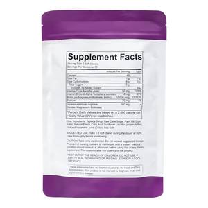 Gummies de croissance capillaire à la biotine avec du sodium et de la vitamine C, disponibles en gros, commandes en vrac, OEM ODM - Product Image 4