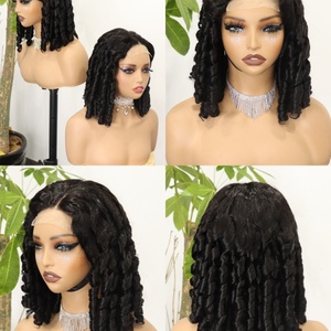 Peluca de Cabello Humano 100% con Frente de Encaje 4x4, Rizos Espirales Sueltos y Voluminosos, Doble Trama, para Mujer, de 16-24 Pulgadas, Venta de Fábrica - Product Image 5